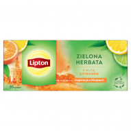 Lipton Zielona herbata z nutą cytrusów 26 g (20 torebek)