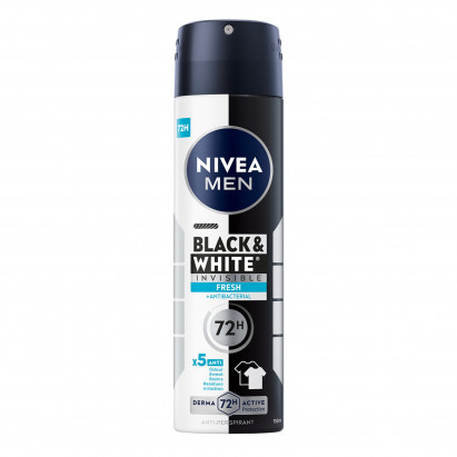 Nivea Black&White Invisible Fresh Antyperspirant Spray 150 ml