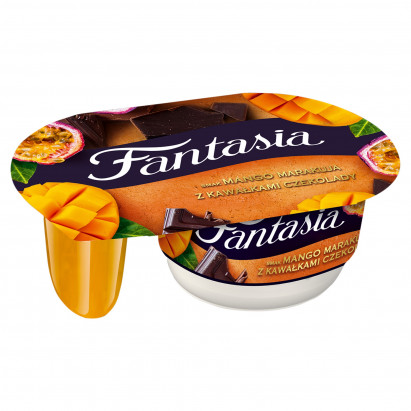 Fantasia Jogurt kremowy smak mango marakuja z kawałkami czekolady 116 g