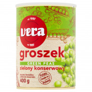 Vera Groszek zielony konserwowy 400 g