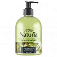 Joanna Naturia Mydło w płynie z balsamem oliwka 500 ml