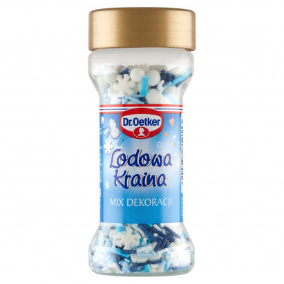 Dr. Oetker Mix dekoracji lodowa kraina 48 g