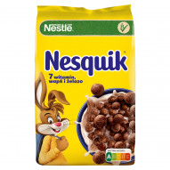 Nestlé Nesquik Zbożowe kuleczki o smaku czekoladowym 450 g