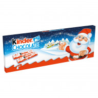 Kinder Chocolate Batonik z mlecznej czekolady z nadzieniem mlecznym 150 g (12 sztuk)