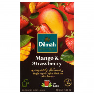 Dilmah Mango & Strawberry Cejlońska czarna herbata 30 g (20 x 1,5 g)