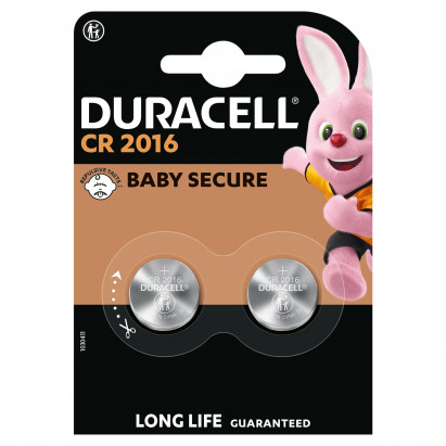 Duracell CR 2016 3 V Baterie litowe 2 sztuki