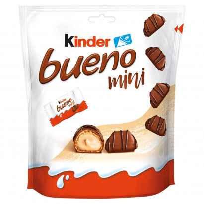 Kinder Bueno Mini Wafel pokryty mleczną czekoladą wypełniony nadzieniem 108 g