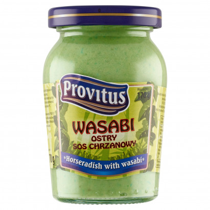 Provitus Ostry sos chrzanowy Wasabi 170 g