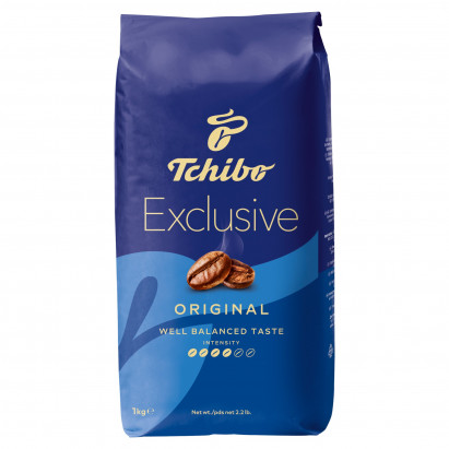 Tchibo Exclusive Original Kawa palona ziarnista 1000 g