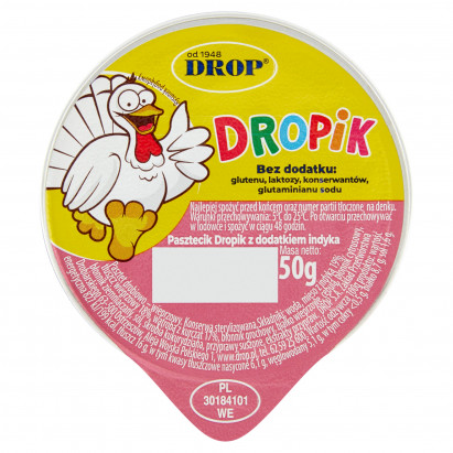 Drop Pasztecik Dropik z dodatkiem indyka 50 g