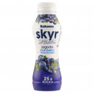 Bakoma Jogurt pitny typu islandzkiego skyr jagoda borówka amerykańska 300 g