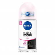 Nivea Black&White Invisible Clear Antyperspirant Roll ON 50 ml