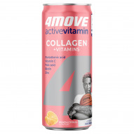 4MoveActive Vitamin Collagen Gazowany napój smak brzoskwiniowo-cytrusowy 330 ml