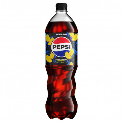 Pepsi-Cola Zero cukru Napój gazowany o smaku cytrynowym 1,5 l