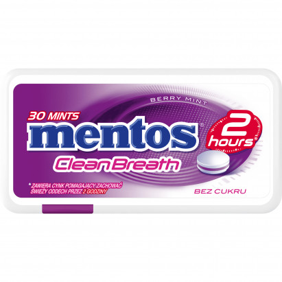 Mentos 2H Clean Breath Berry Mint