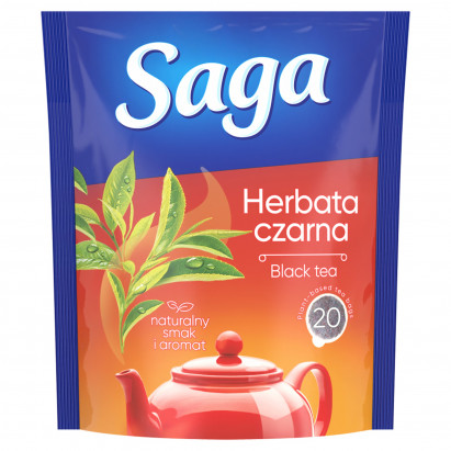 Saga Herbata czarna 28 g (20 torebek)