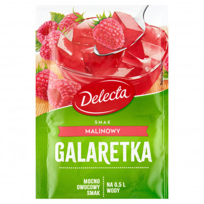 Delecta Galaretka smak malinowy 70 g