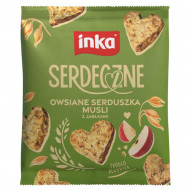 Inka Serdeczne Owsiane serduszka musli z jabłkami 50 g