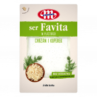 Mlekovita Favita Ser kanapkowy z chrzanem i koperkiem 150g