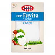 Mlekovita Favita Ser kanapkowa klasyczna plastry 150g