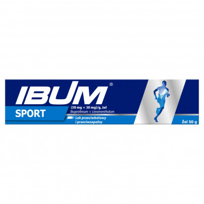 Ibum Sport 50 mg + 30 mg/g Lek przeciwbólowy i przeciwzapalny 50 g