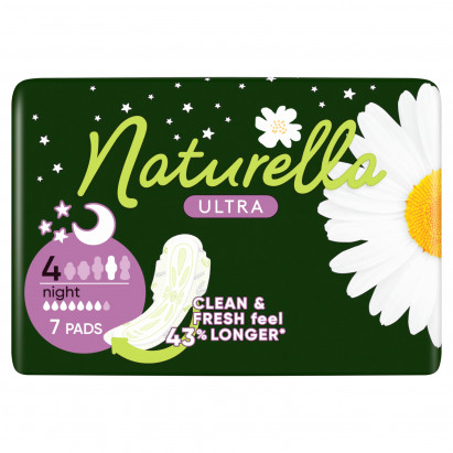Naturella Ultra Night rozmiar 4 Podpaski ze skrzydełkami, × 7