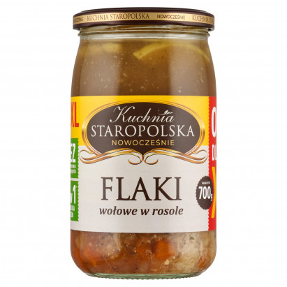 Kuchnia Staropolska Flaki wołowe w rosole 700 g