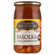Kuchnia Staropolska Fasolka w sosie pomidorowym 700 g