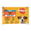 Pedigree Mokra karma dla dorosłych psów wybór smaków w galaretce 400 g (4 x 100 g)
