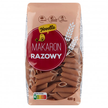 Novelle Makaron razowy pióra 400 g