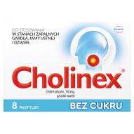 Cholinex Pastylki 8 sztuk