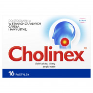 Cholinex Pastylki 16 sztuk