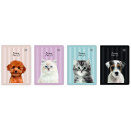 Zeszyt A5 32 kartki kratka 70g UV Puppy Sign