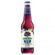 Somersby Bezalkoholowy napój piwny o smaku czarnej porzeczki i limonki 400 ml