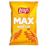 Lay's Max Deep-Cut Chipsy ziemniaczane solone 120 g