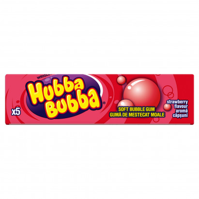 Hubba Bubba Guma do żucia o smaku truskawkowym 35 g (5 sztuk)