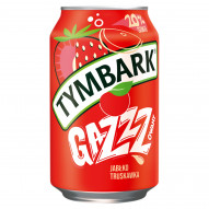Tymbark Gazzzowany Napój gazowany jabłko truskawka 330 ml