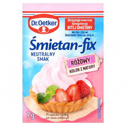 Dr. Oetker Śmietan-fix różowy 7 g