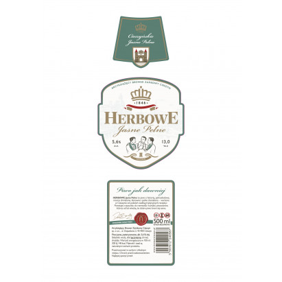 Herbowe Jasne Pełne 500 ml