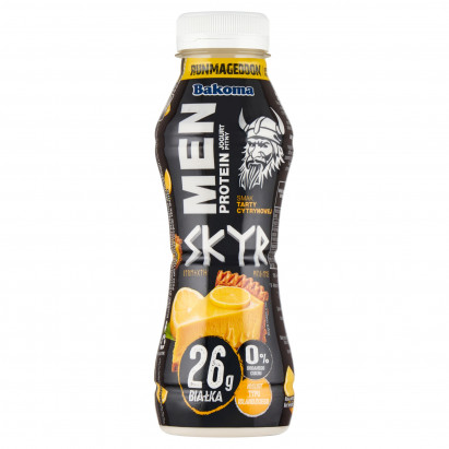 Bakoma Men Protein Jogurt pitny skyr smak tarty cytrynowej 300 g