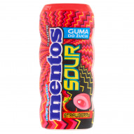 Mentos Sour Strawberry Guma do żucia 30 g (15 sztuk)