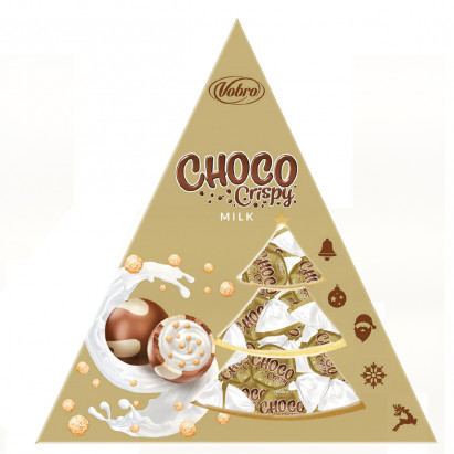 Vobro Choco Crispo Milk Choinka 112g