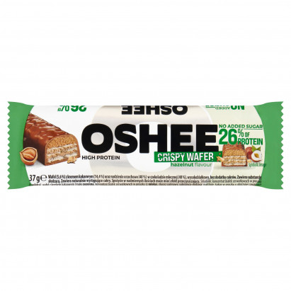 Oshee Wafel z kremem kakaowym oraz nadzienie orzechowe wysokobiałkowy 37 g