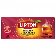 Lipton English Breakfast Herbata czarna 50 g (25 torebek)