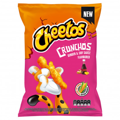 Cheetos Crunchos Chrupki kukurydziane o smaku imbiru i sosu sojowego 165 g