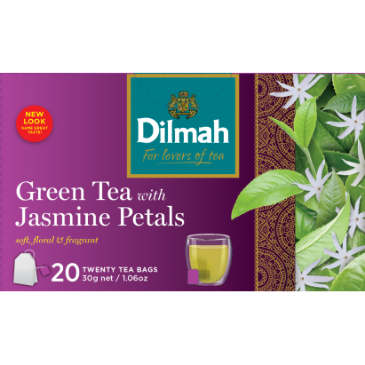 Dilmah Green Tea with natural Jasmine Petals 20x1,5 g