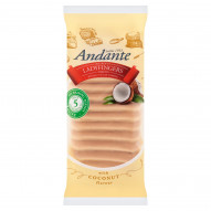 Andante Biszkopty Ladyfingers o smaku kokosowym 220 g (2 x 110 g)