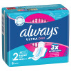 Always Podpaski Ultra Day Super (rozmiar 2) Podpaski ze skrzydełkami, x 8]