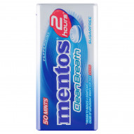 Mentos CleanBreath Peppermint Odświeżające pastylki bez cukru 35 g