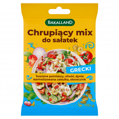 Bakalland Chrupiący mix do sałatek grecki 100 g